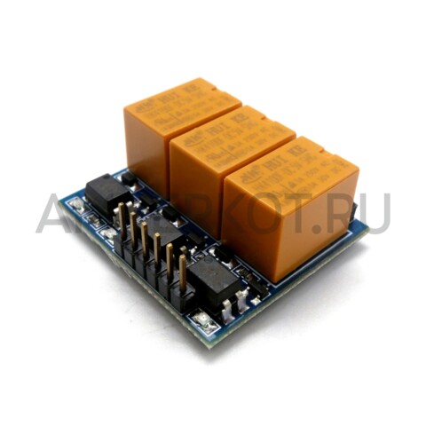 3-х канальный модуль реле 5V 250V/3A, фото 1