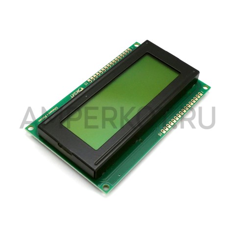 Знакосинтезирующий LCD дисплей MT-20S4A-2YLG, фото 3