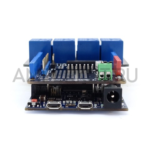 4-х канальный модуль реле RobotDyn в форм-факторе Arduino UNO (шилд), фото 5