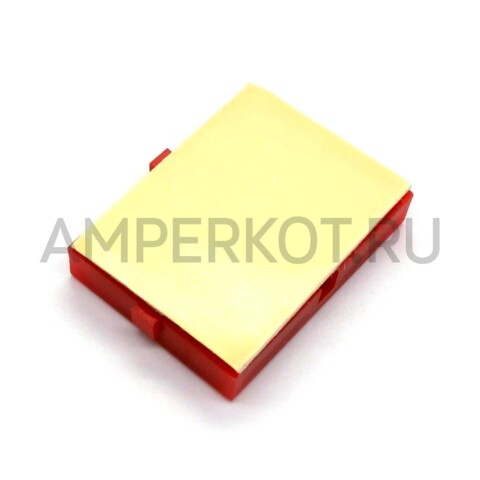 Беспаечная мини макетная плата красная (solderless breadboard) на 170 отверстий, фото 2