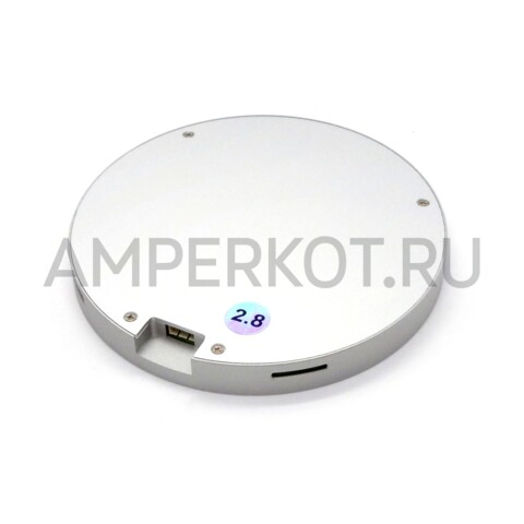 2.8” круглый дисплей Waveshare для моддинга ПК 480х480 USB Серебро, фото 5