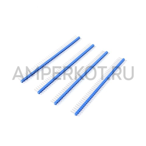 Синяя линейка 40 Pin 2,54мм (4шт.), фото 1