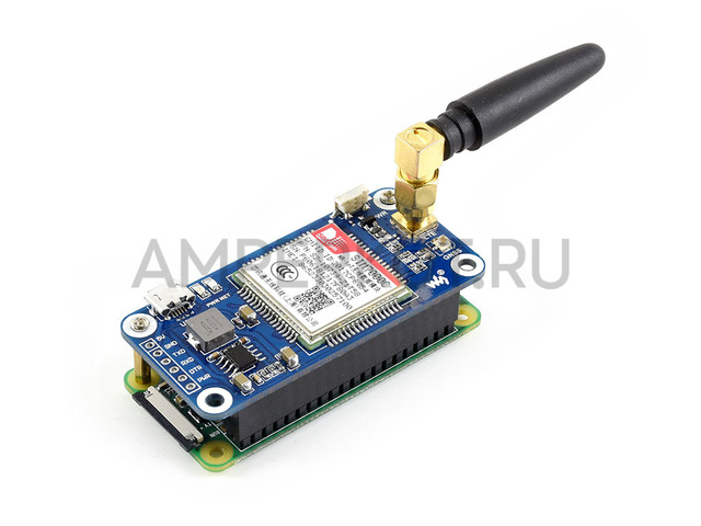 Waveshare Raspberry Pi NB-IoT/eMTC/EDGE/GPRS/GNSS 4G SIM7000C шилд, фото 4
