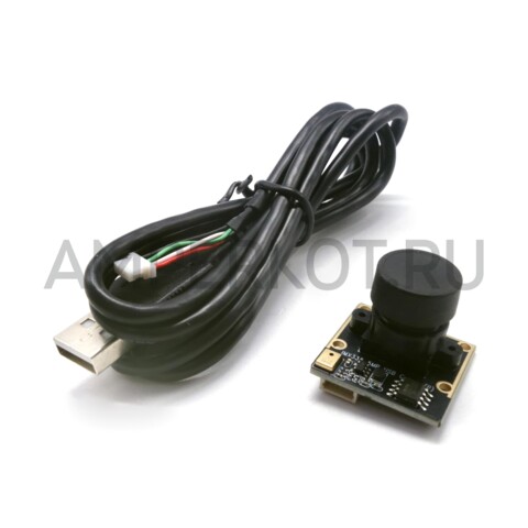 5МП камера Waveshare IMX335 WDR USB2.0 175° 3.65 мм 2K@30fps, фото 1