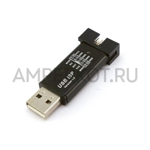 Программатор USB ISP v.2 в алюминиевом корпусе, фото 2