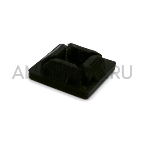 Заглушка торцевая для алюминиевого профиля 20x20 мм пластик черный, фото 2