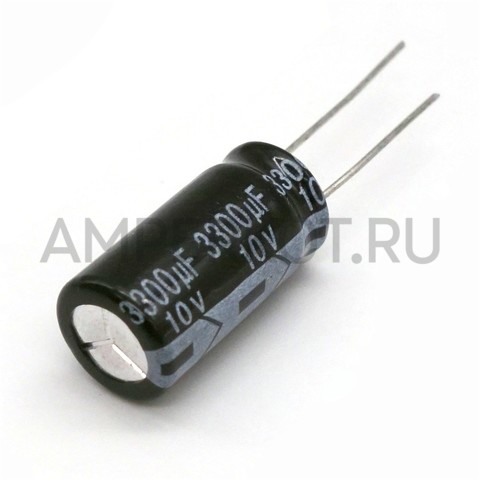 Электролитический конденсатор 3300uf 10v 10x20mm, фото 1