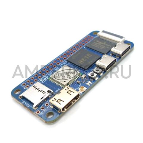 Одноплатный компьютер Banana Pi BPI-M4 Zero Allwinner H618 2ГБ RAM 8ГБ eMMC, фото 1