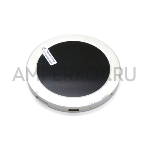 2.8” круглый дисплей Waveshare для моддинга ПК 480х480 USB Серебро, фото 2