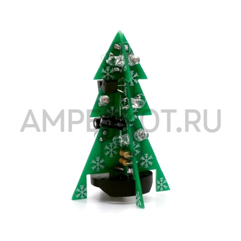 DIY набор для сборки “3D Рождественская елочка” RGB, фото 1