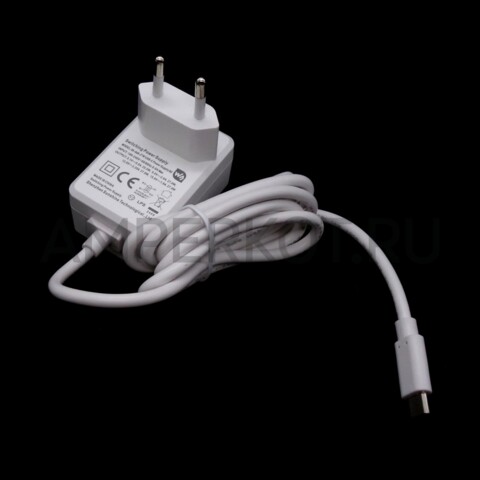 Сетевой адаптер Waveshare для Raspberry Pi 5 27W USB Type-C PD Европейская вилка, фото 1