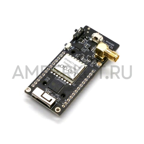Отладочная плата LILYGO TTGO LoRa32 V2.1 ESP32 OLED LoRa SX1276 915 МГц Disaster-Radio, фото 1