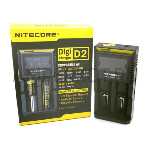 Зарядное устройство Nitecore D2 на два аккумулятора, фото 1