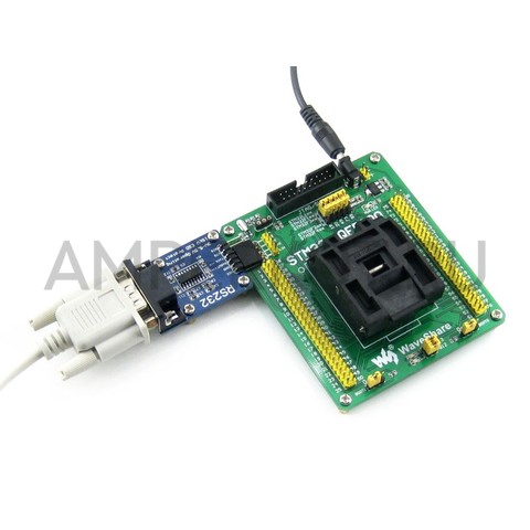 Waveshare IC адаптер для отладки и программирования микроконтроллеров STM32 В корпусе QFP100 (Шаг 0,5 мм), фото 5