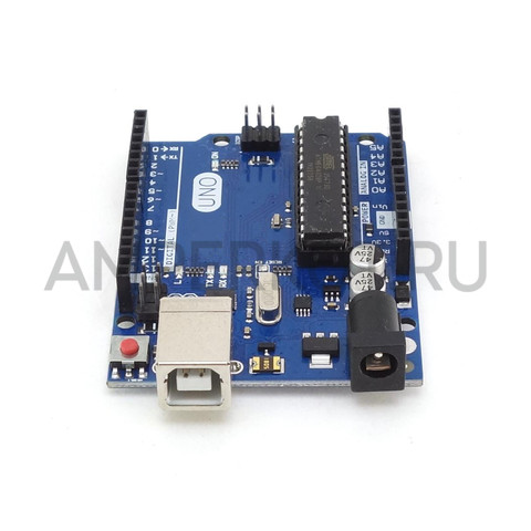 Плата UNO R3 (Arduino-совместимая) + USB кабель, фото 3