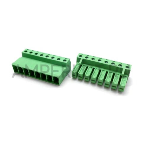 Высокотоковый клеммник (комплект) 2EDGKCM-7.62 8 контактов 300V/10A, фото 1