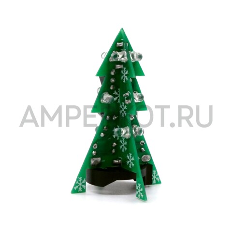 DIY набор для сборки “3D Рождественская елочка” RGB, фото 2