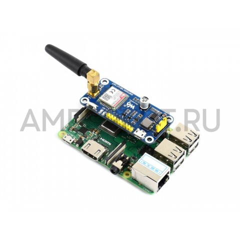 Коммуникационный модуль Waveshare SIM7000G для Raspberry Pi NB-IoT, eMTC, EDGE, GPRS, GNSS Глобальный диапазон, фото 2