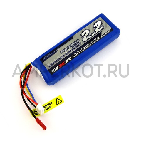 Аккумулятор Lipo Turnigy 9XR Safety Protected 11.1v (3s) 2200mAh 1.5C Transmitter Pack, фото 1