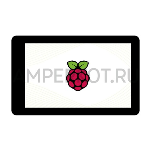 4.0” сенсорный дисплей Waveshare Raspberry Pi без корпуса 480×800 DSI IPS Закаленное стекло, фото 1