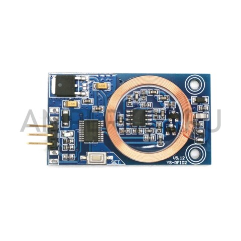 Модуль чтения RFID карт YS-RFID2 125 кГц, TK4100 UART 5V, фото 2