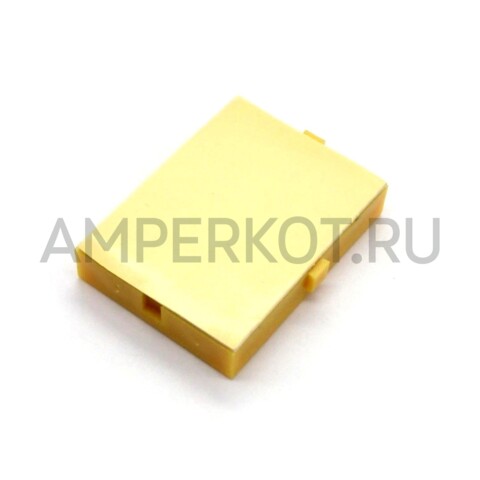 Беспаечная мини макетная плата Желтая (solderless breadboard) на 170 отверстий, фото 2