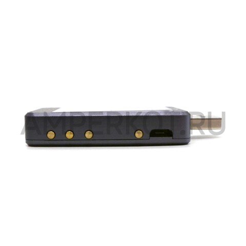 USB тестер WITRN U3LP 4-28V 8A PD3.1 Bluetooth CNC серый, фото 3