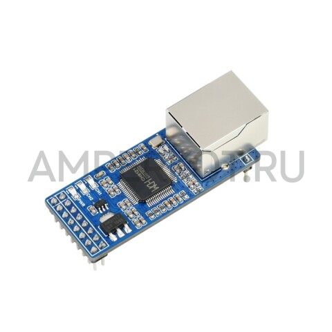Преобразователь интерфейса Waveshare UART To Ethernet двухканальный, фото 1