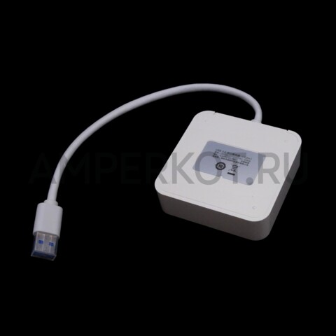 USB3.0 хаб UGREEN  4 порта Type-A внешнее питания Type-C 0.2 метра Белый, фото 2