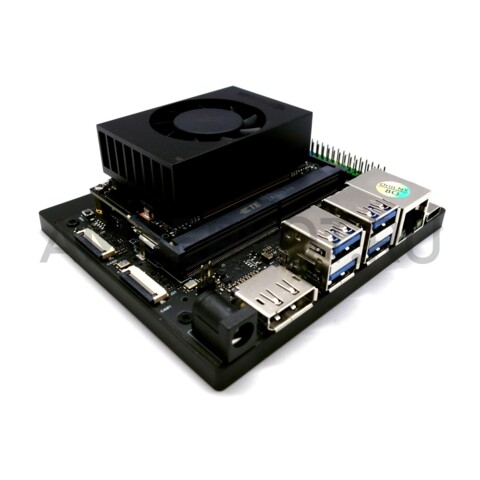 Комплект разработчика NVIDIA Jetson Orin NX AI для Embedded и Edge систем с вычислительным модулем Jetson Orin NX с 8GB памяти, фото 1