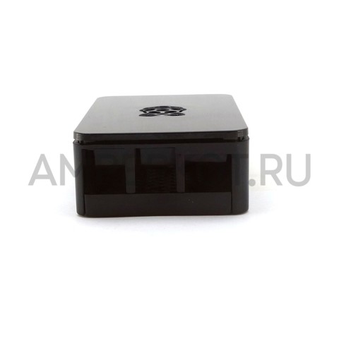 Черный корпус для Raspberry Pi 4 ABS пластик, фото 4