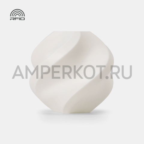 Bambu Lab TPU пластик (Для AMS) для 3D принтера 1.75 мм 1 кг с катушкой Белый (53100), фото 1
