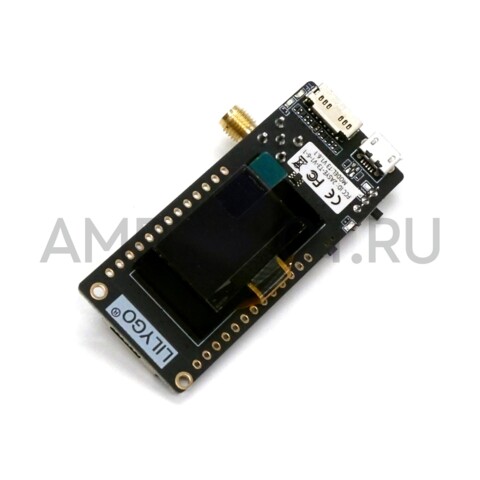 Отладочная плата LILYGO TTGO LoRa32 V2.1 ESP32 OLED LoRa SX1278 433 МГц Disaster-Radio, фото 2