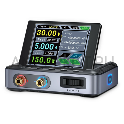 FNIRSI DPS-150 программируемый импульсный источник питания с дисплеем 0-30V/5A 150W, фото 1
