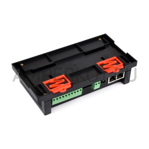8-ми канальный модуль реле Waveshare с двумя портами Ethernet (E), на DIN рейку 10А/250VAC/30VDC PoE, фото 5
