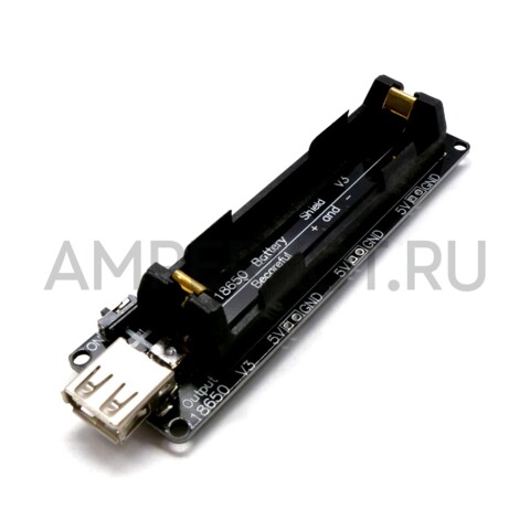Плата питания от аккумулятора 18650 V3 (18650 Battery Shield V3), фото 2