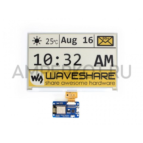 Waveshare ESP8266 Универсальный модуль для дисплеев e-Paper, фото 7