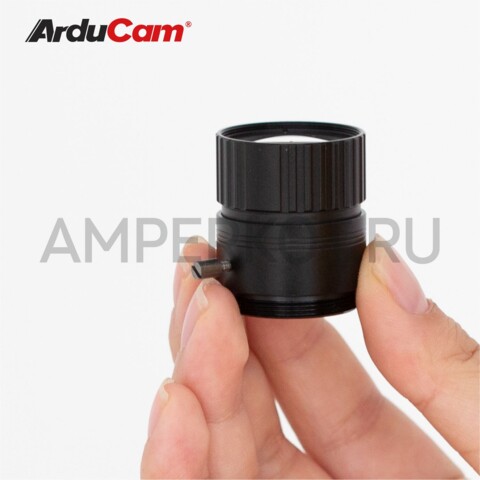 Объектив Arducam для камеры Raspberry Pi HQ, 14°, 25 мм, ручной фокус, CS-Mount CS2325ZM01, фото 5