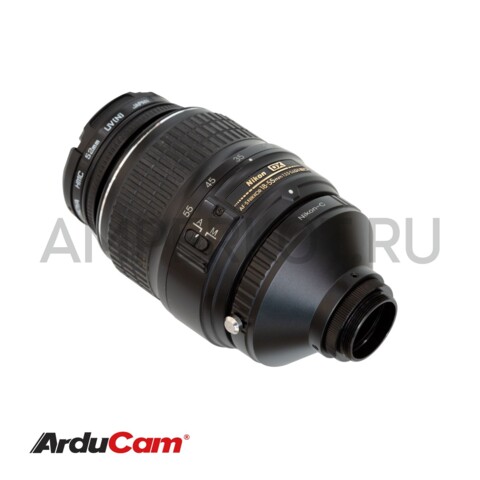 Адаптер Arducam для крепления объективов Nikon F-Mount к камере Pi HQ с креплением C-Mount, фото 4