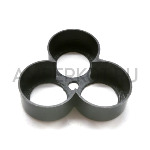 Нижний держатель на 3 аккумулятора 18650, фото 4