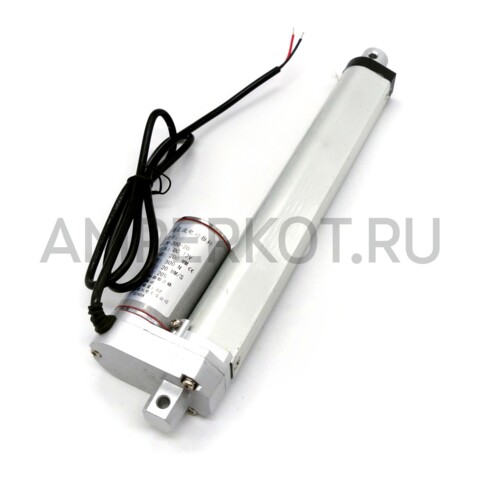 Линейный привод (актуатор) 12V 200 мм 20 мм/сек 500H, фото 1