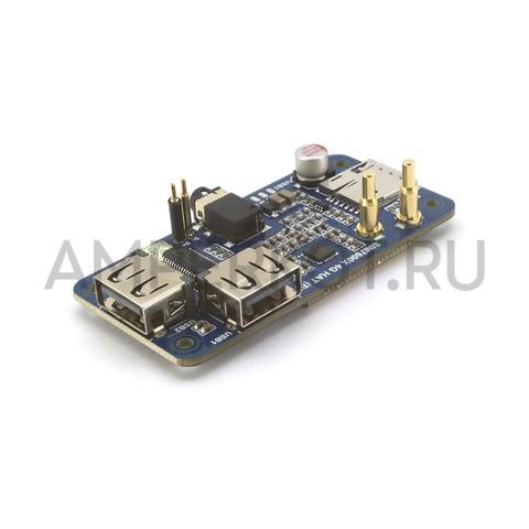 Waveshare Шилд для  Raspberry Pi SIM7600G-H 4G HAT (B) LTE Cat-4 / 4G / 3G / 2G Support GNSS, фото 3