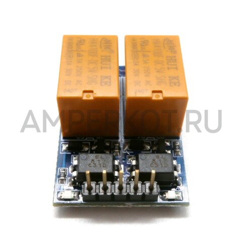 2-х канальный модуль реле 5V 250V/3A, фото 3