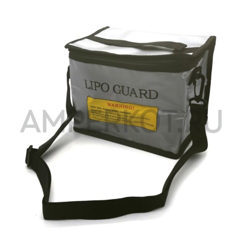 Огнеупорная сумка для хранения и зарядки Li-Po аккумуляторов 220*150*165 мм, фото 1