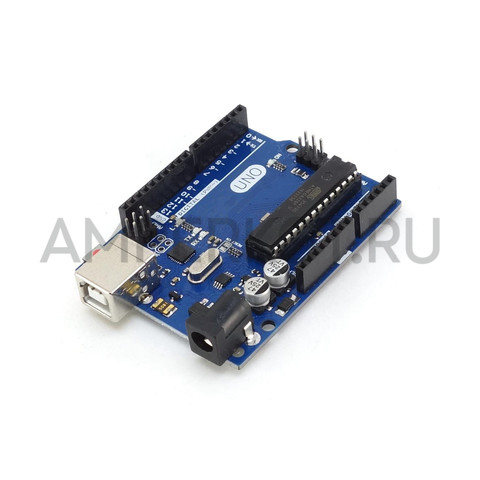 Плата UNO R3 (Arduino-совместимая) + USB кабель, фото 1