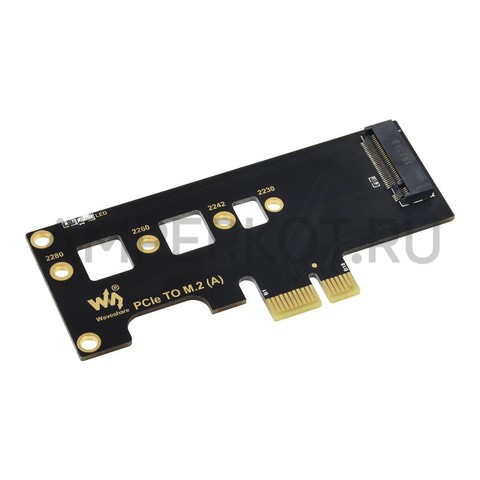Адаптер Waveshare PCIe в M.2. Поддерживает Raspberry Pi CM4, фото 1