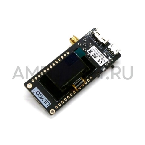 Отладочная плата LILYGO TTGO LoRa32 V2.1 ESP32 OLED LoRa SX1276 915 МГц Disaster-Radio, фото 3