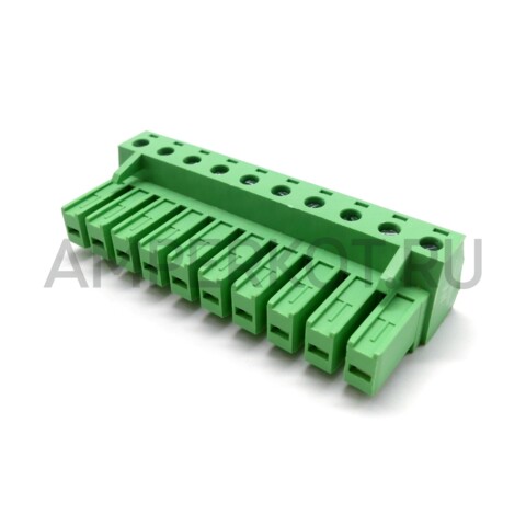 Высокотоковый клеммник (комплект) 2EDGKCM-7.62 10 контактов 300V/10A, фото 4