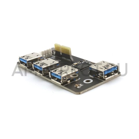 Адаптер Waveshare PCIe - USB 3.2 Gen1 для  платы расширения под Raspberry Pi CM4, фото 4