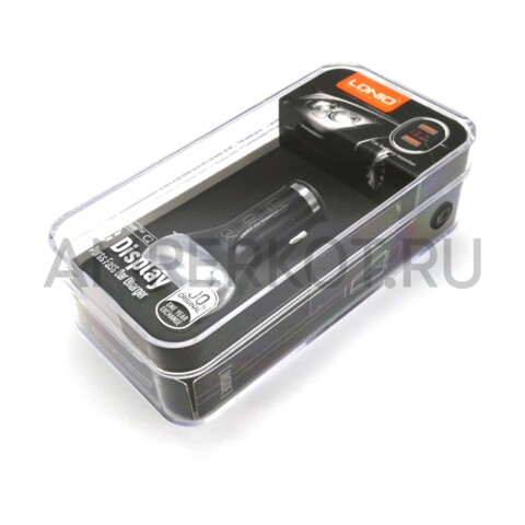 Автомобильное зарядное устройство LDNIO C2 2*USB Type-A QC3.0 36W, фото 1